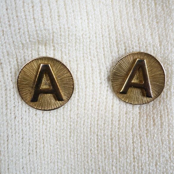 Vintage Adolfo At Saks Fifth Avenue Ivory Wool Blend Blazer Jacket, Size Medium - Picture 6 of 15